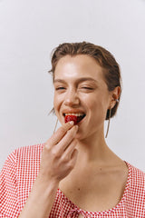 VRG GRL Short Sleeve | Women The Sea & I Smock Top Red