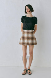 VRG GRL Skirts | Women Alexa Mini Skirt Plaid