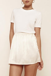 VRG GRL Skirts | Women Freya Mini Skirt Cream
