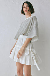 VRG GRL Skirts | Women Lily Mini Skirt White