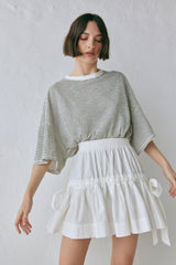 VRG GRL Skirts | Women Lily Mini Skirt White