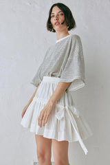 VRG GRL Skirts | Women Lily Mini Skirt White