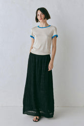 VRG GRL Skirts | Women Mia Midi Skirt Black