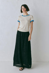 VRG GRL Skirts | Women Mia Midi Skirt Black