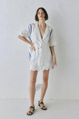 VRG GRL Skirts | Women Nature Of Art Linen Mini Skirt Vienna