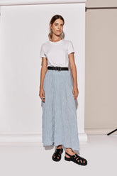 VRG GRL Skirts | Women Solara Midi Skirt Sky