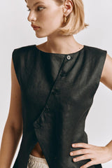 VRG GRL Sleeveless | Women Aria Vest Black