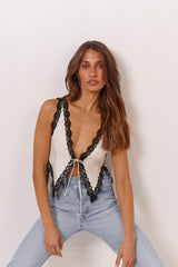 VRG GRL Sleeveless | Women Aurelie Top White