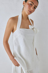 VRG GRL Sleeveless | Women Nava Top White