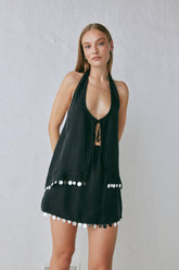 VRG GRL Sleeveless | Women Spritz Top Black