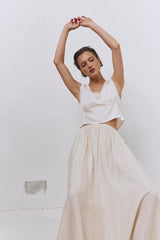 VRG GRL Sleeveless | Women Zadie Top White