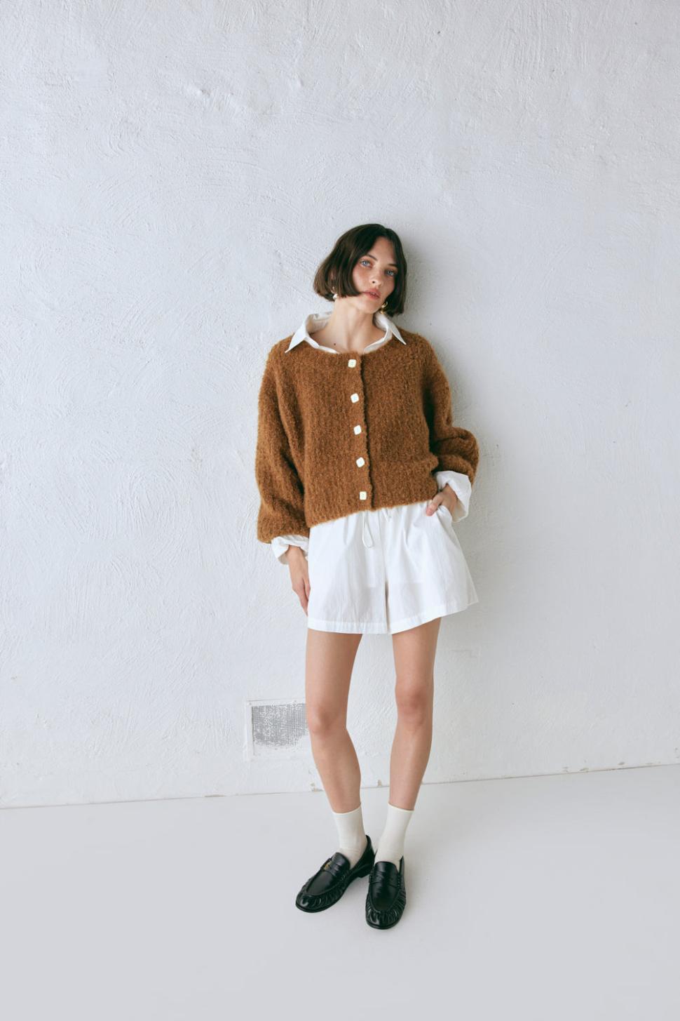 VRG GRL Cardigans | Women Elsie Knit Cardigan Copper