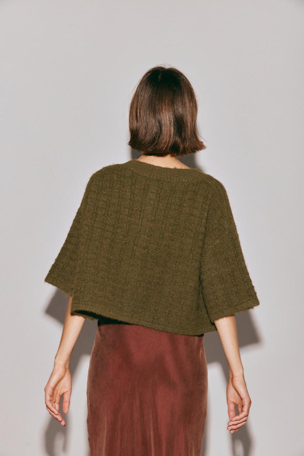 VRG GRL Cardigans | Women Hailey Knit Cardigan Khaki