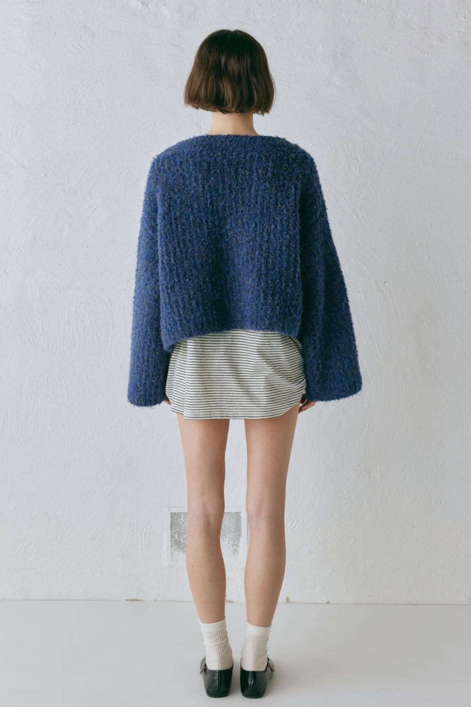 VRG GRL Cardigans | Women Lacy Knit Cardigan Marle