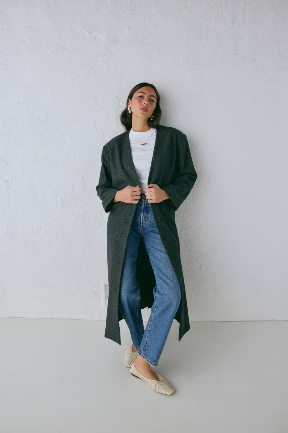 VRG GRL Jackets/Coats | Women Vale Trench Coat Charcoal