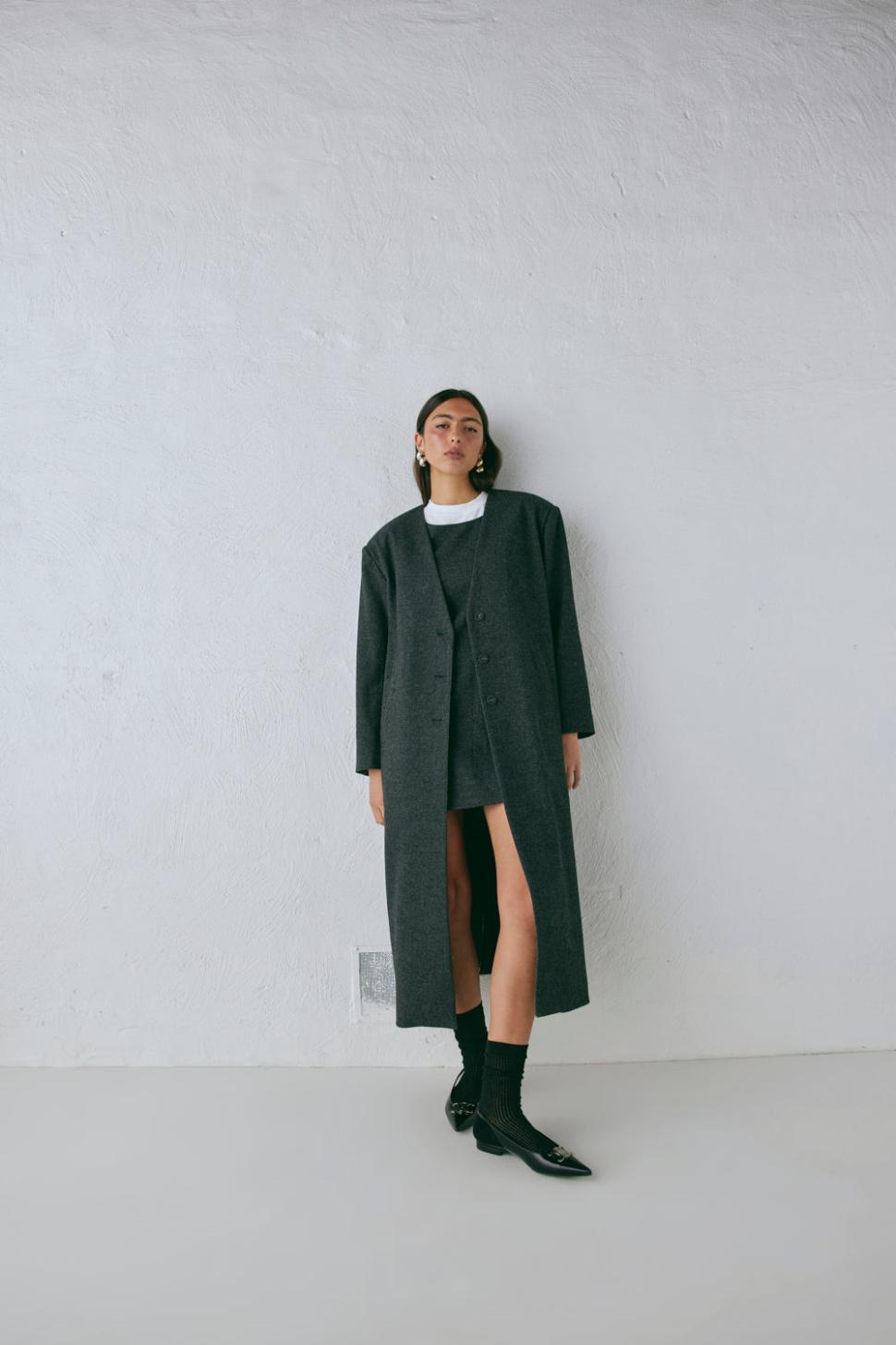 VRG GRL Jackets/Coats | Women Vale Trench Coat Charcoal