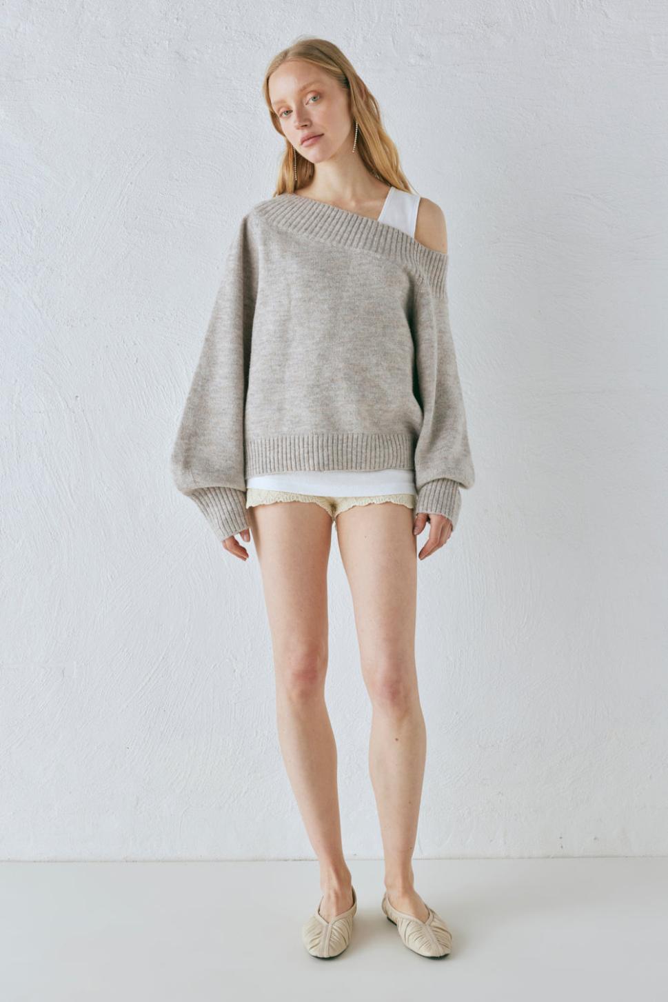 VRG GRL Jumpers/Sweaters | Women Alma Knit Jumper Grey Marle