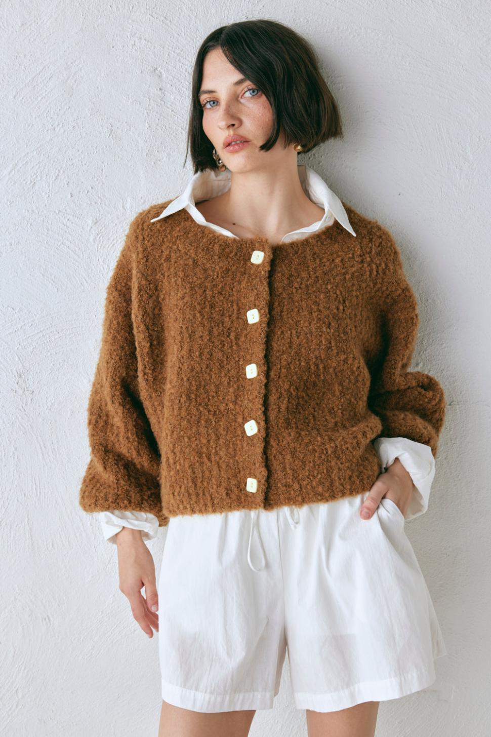 VRG GRL Jumpers/Sweaters | Women Elsie Knit Cardigan Copper