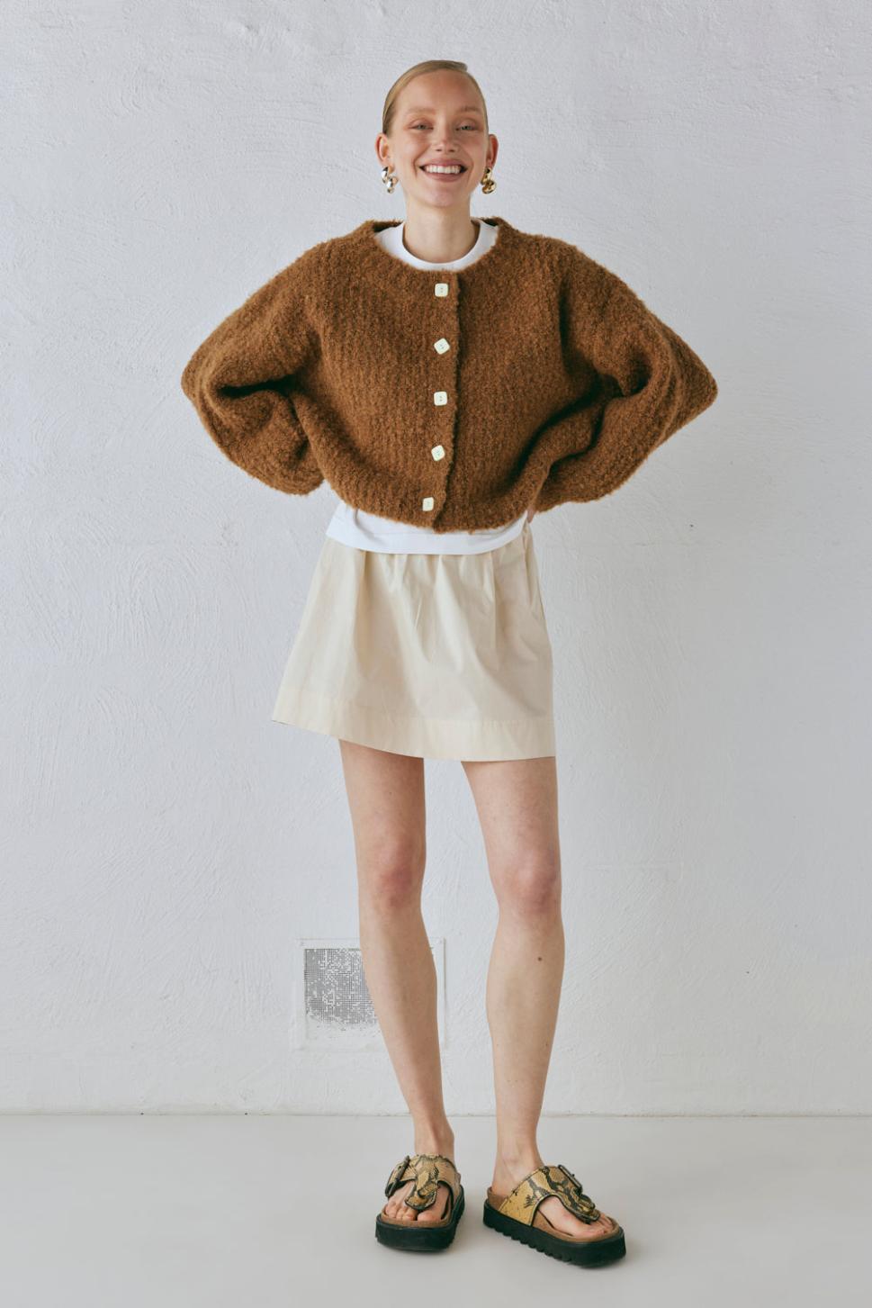 VRG GRL Jumpers/Sweaters | Women Elsie Knit Cardigan Copper
