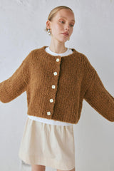 VRG GRL Jumpers/Sweaters | Women Elsie Knit Cardigan Copper