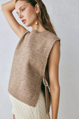 VRG GRL Jumpers/Sweaters | Women Molly Knit Vest Taupe