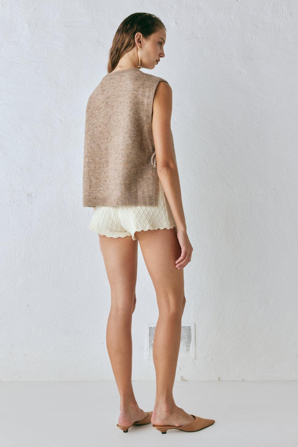 VRG GRL Jumpers/Sweaters | Women Molly Knit Vest Taupe