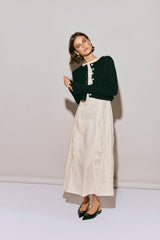 VRG GRL Midi/Maxi Dresses | Women Ana Linen Maxi Dress Wave