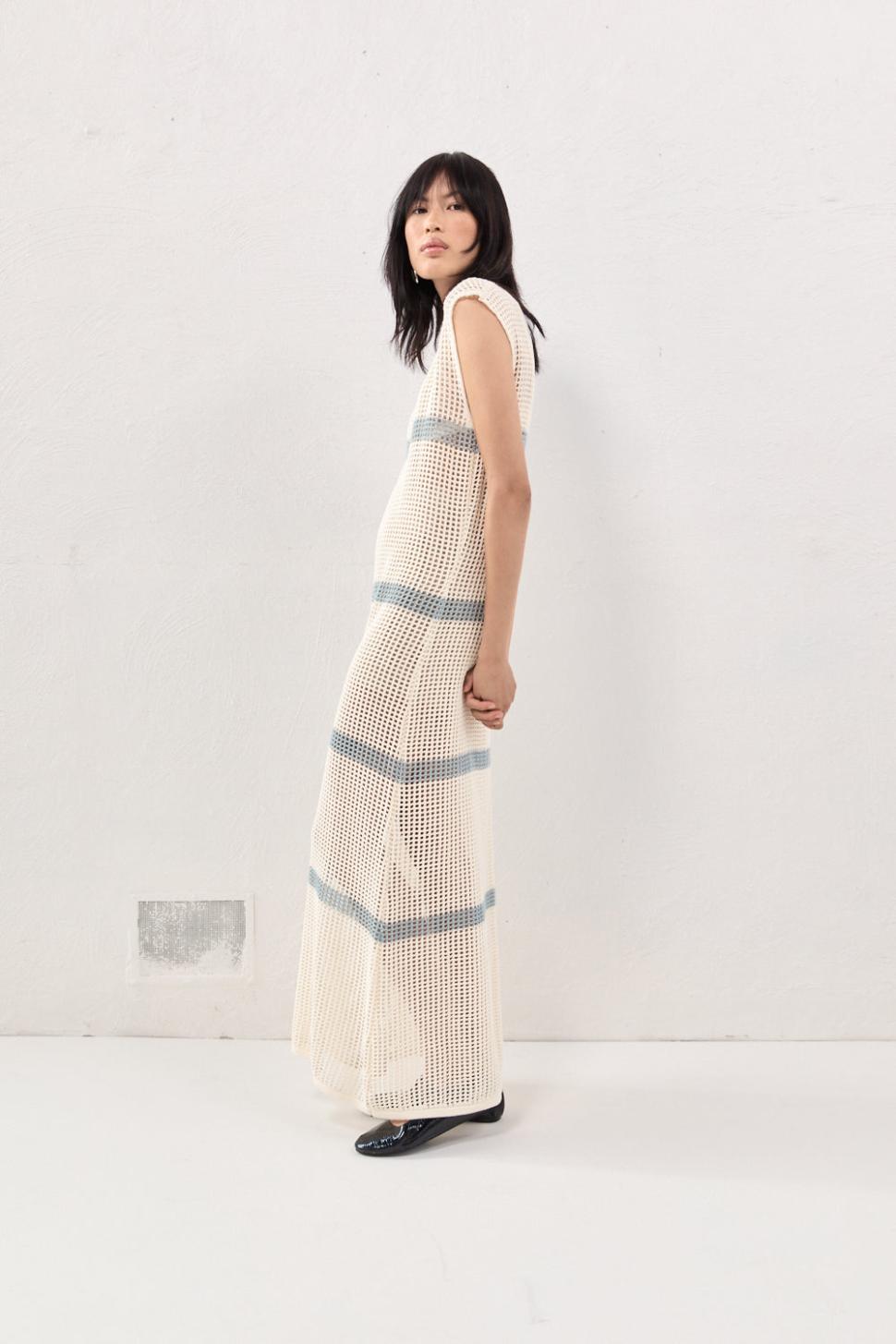 VRG GRL Midi/Maxi Dresses | Women Elea Knit Maxi Dress Stripe