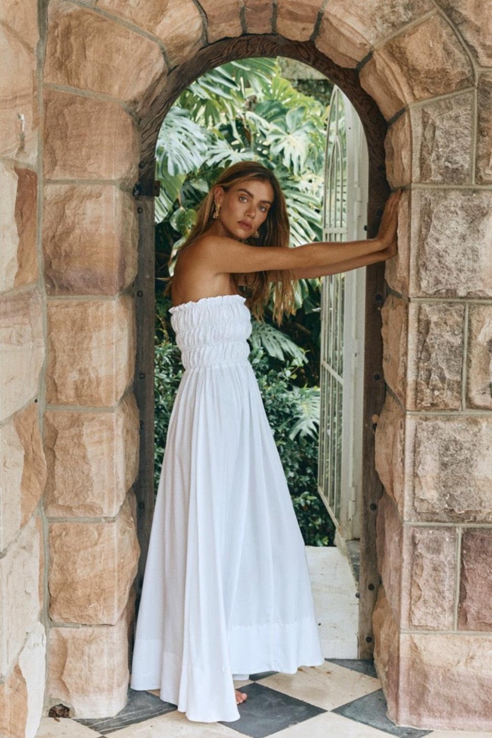 VRG GRL Midi/Maxi Dresses | Women Eliana Maxi Dress White