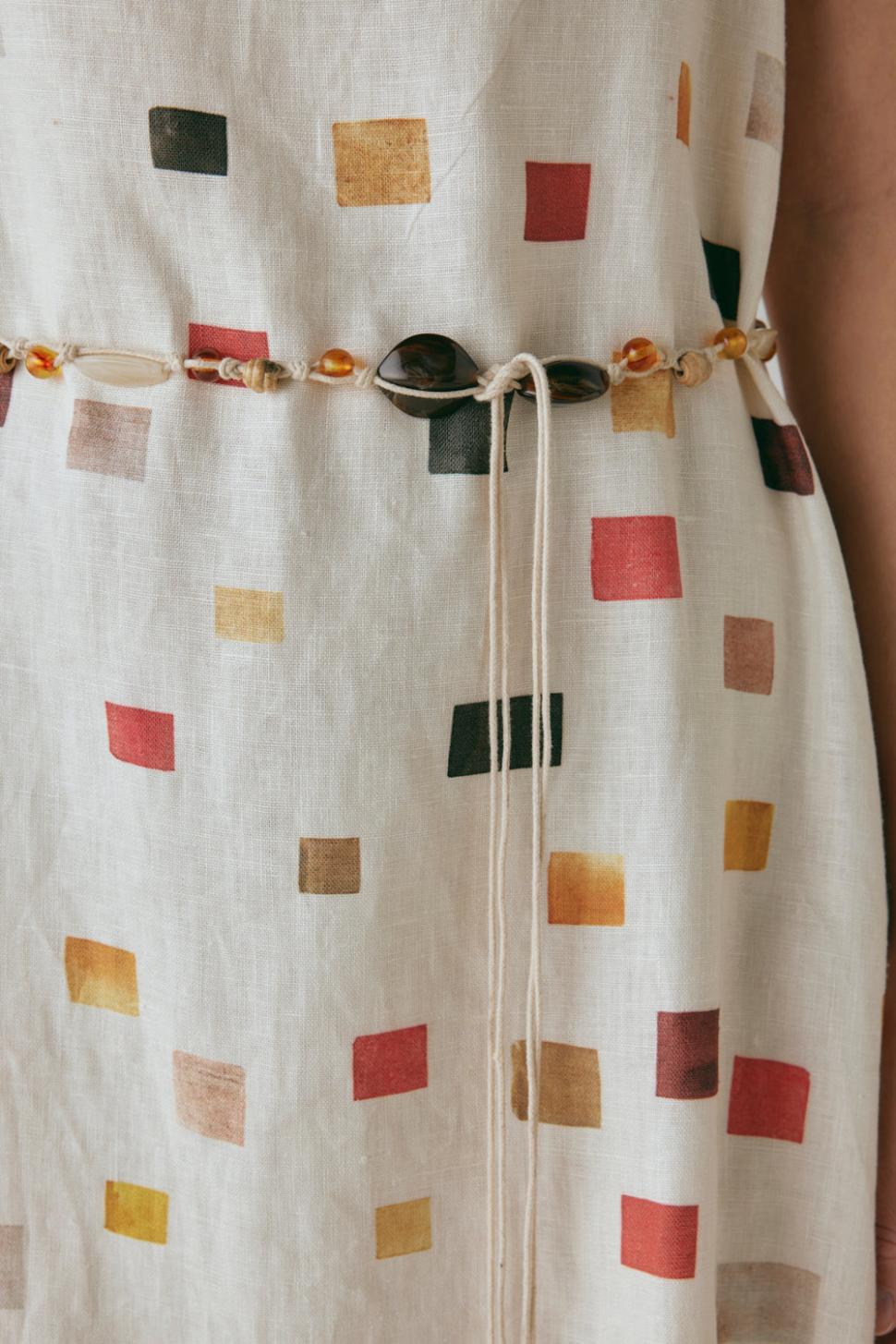 VRG GRL Midi/Maxi Dresses | Women Elma Linen Midi Dress Tile