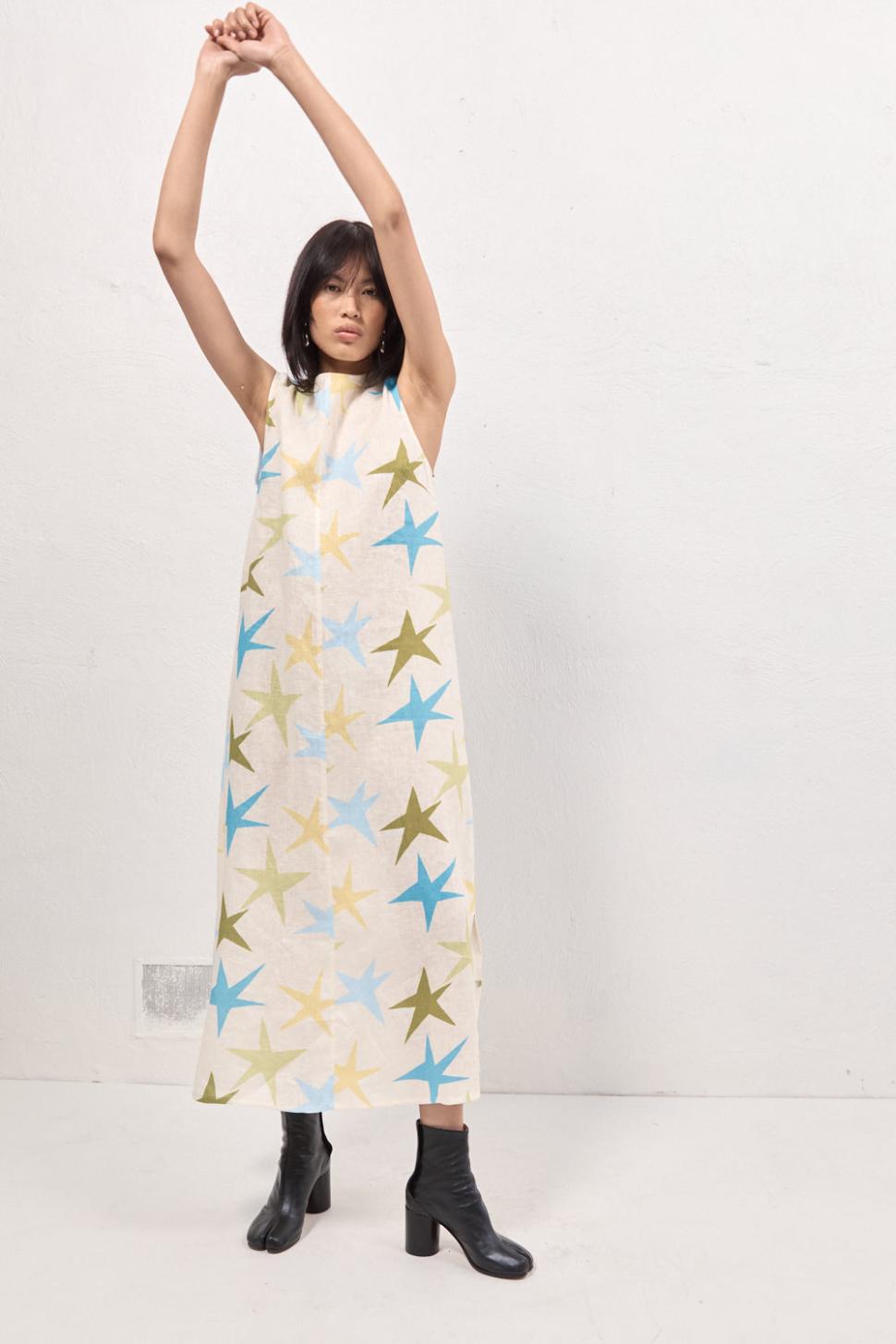 VRG GRL Midi/Maxi Dresses | Women Ines Linen Maxi Dress Star
