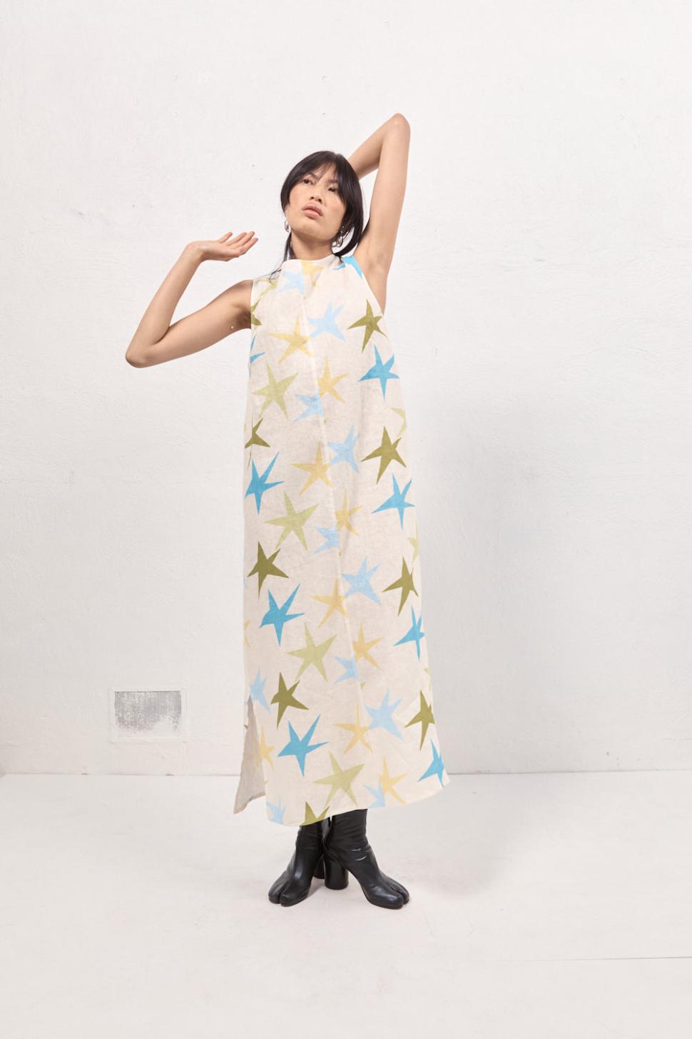 VRG GRL Midi/Maxi Dresses | Women Ines Linen Maxi Dress Star