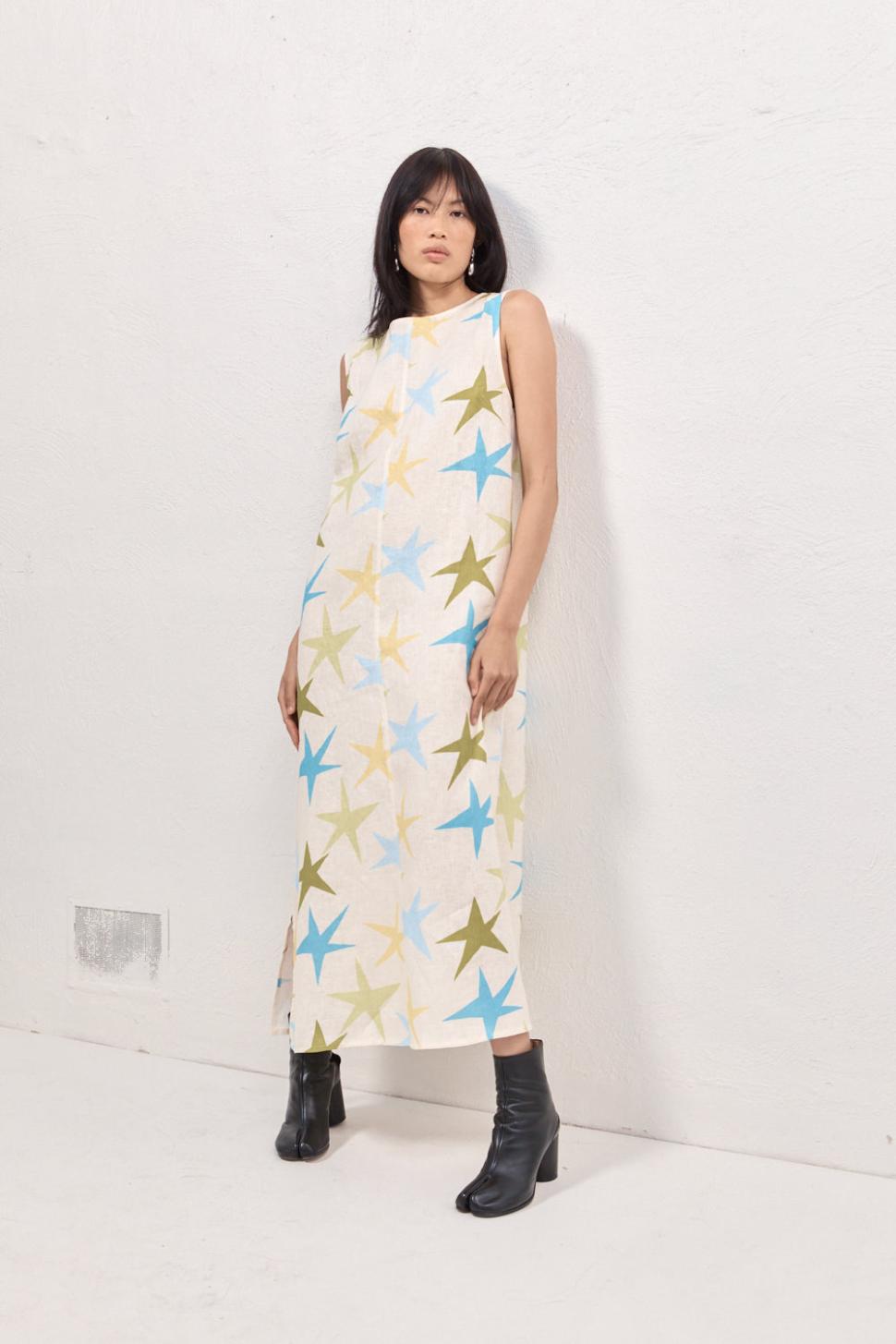 VRG GRL Midi/Maxi Dresses | Women Ines Linen Maxi Dress Star