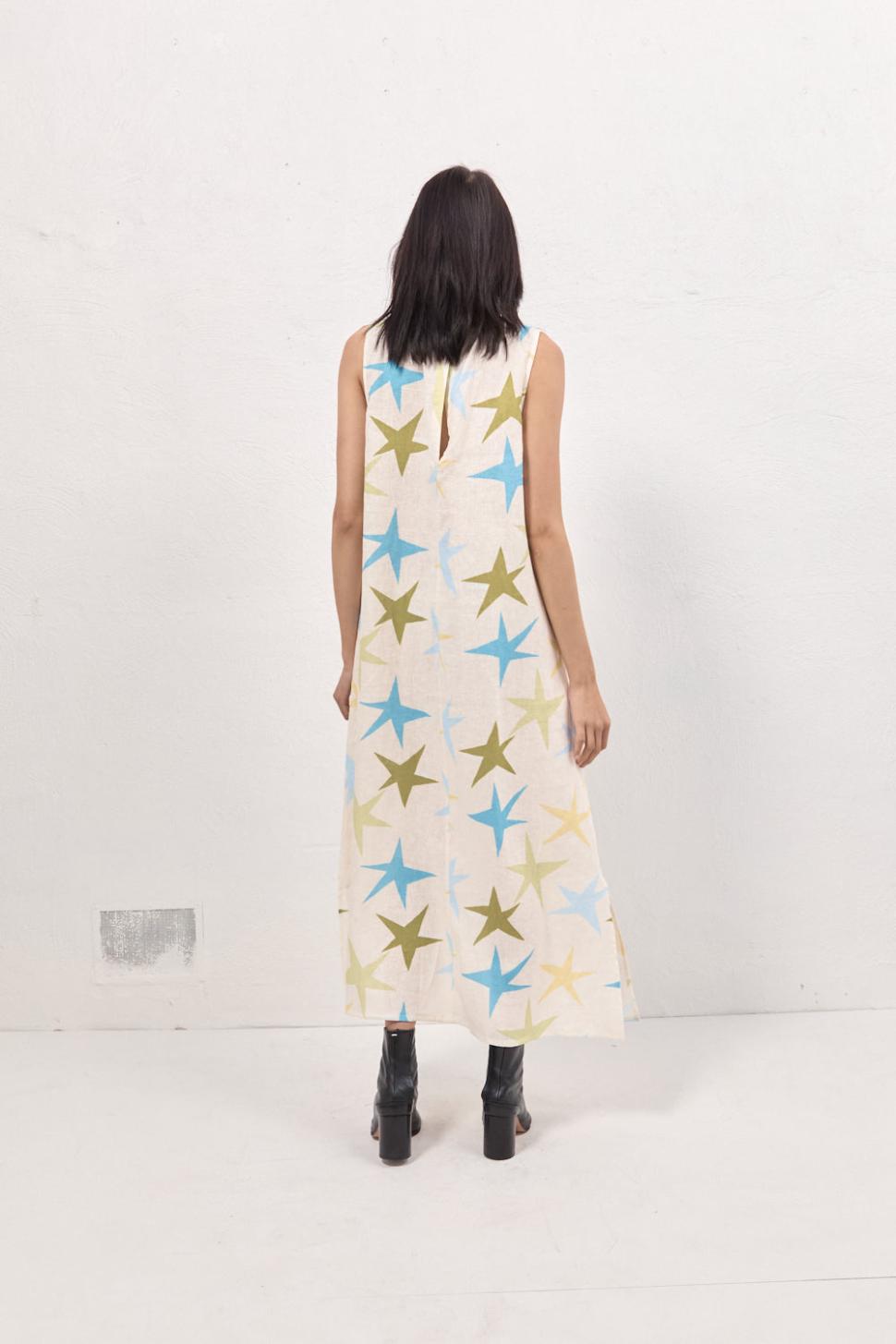 VRG GRL Midi/Maxi Dresses | Women Ines Linen Maxi Dress Star