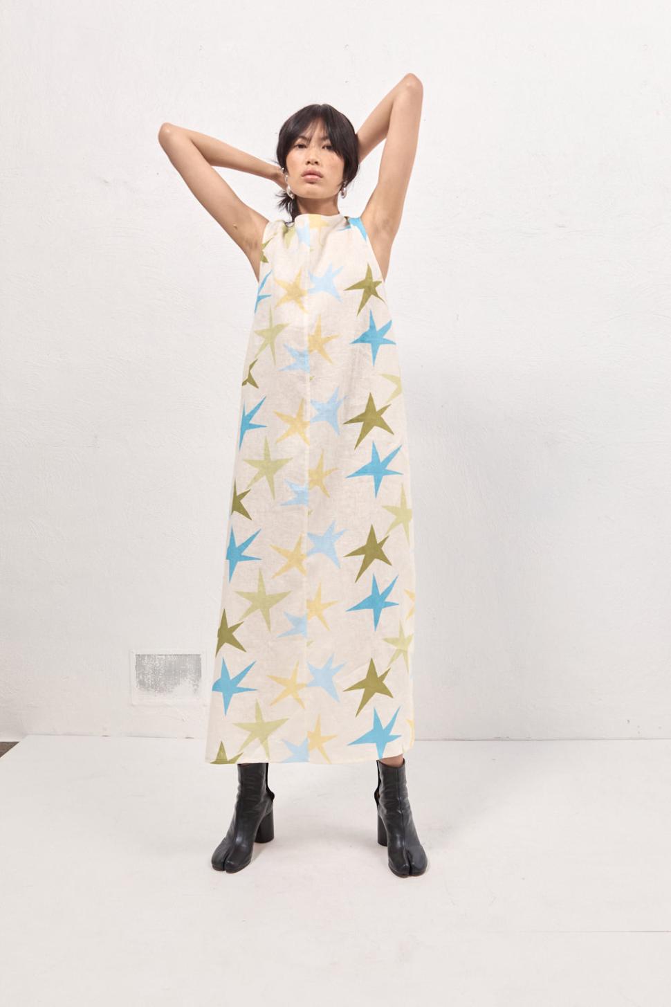 VRG GRL Midi/Maxi Dresses | Women Ines Linen Maxi Dress Star