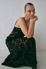 VRG GRL Midi/Maxi Dresses | Women Iris Bias Cut Maxi Dress Black