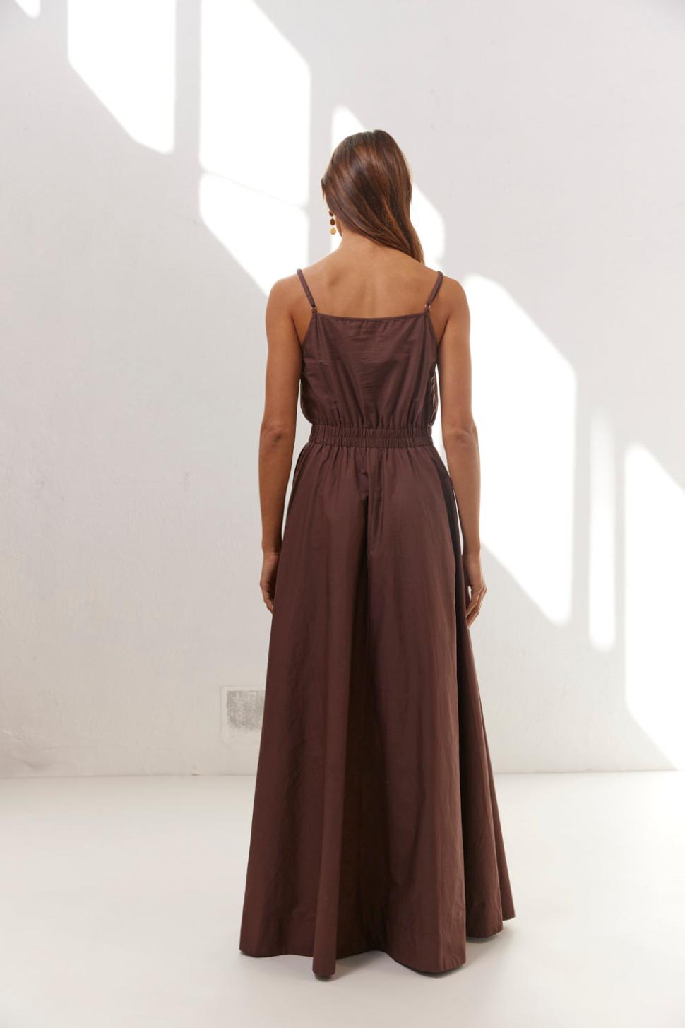 VRG GRL Midi/Maxi Dresses | Women Lou Maxi Dress Chocolate