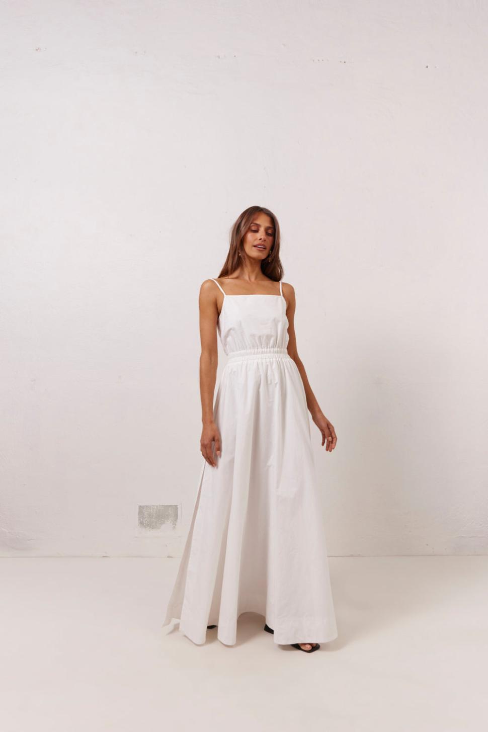 VRG GRL Midi/Maxi Dresses | Women Lou Maxi Dress White