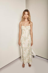 VRG GRL Midi/Maxi Dresses | Women Matilda Linen Bias Cut Maxi Dress Florette