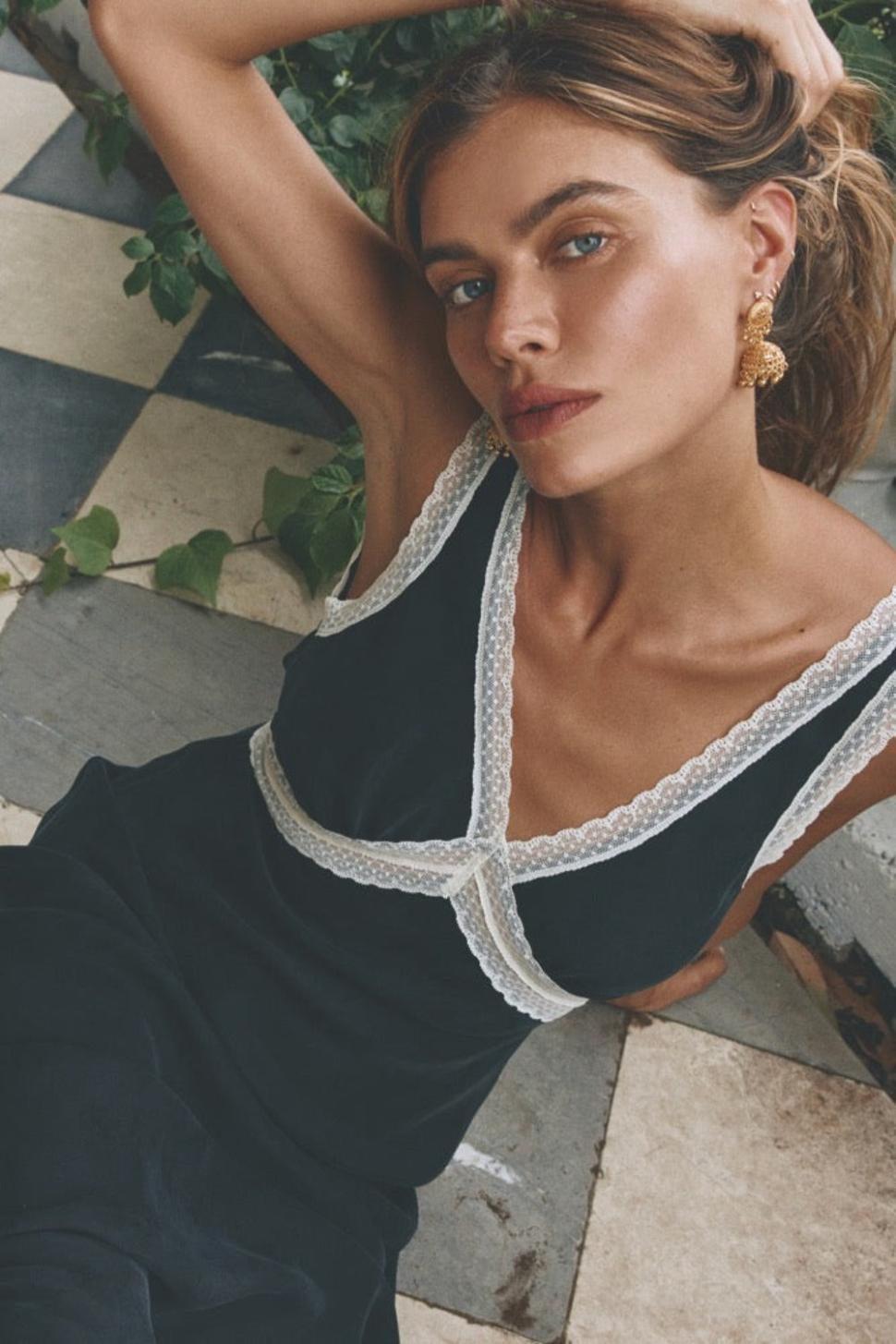 VRG GRL Midi/Maxi Dresses | Women Meet Me On The Dance Floor Bias Cut Maxi Dress Black