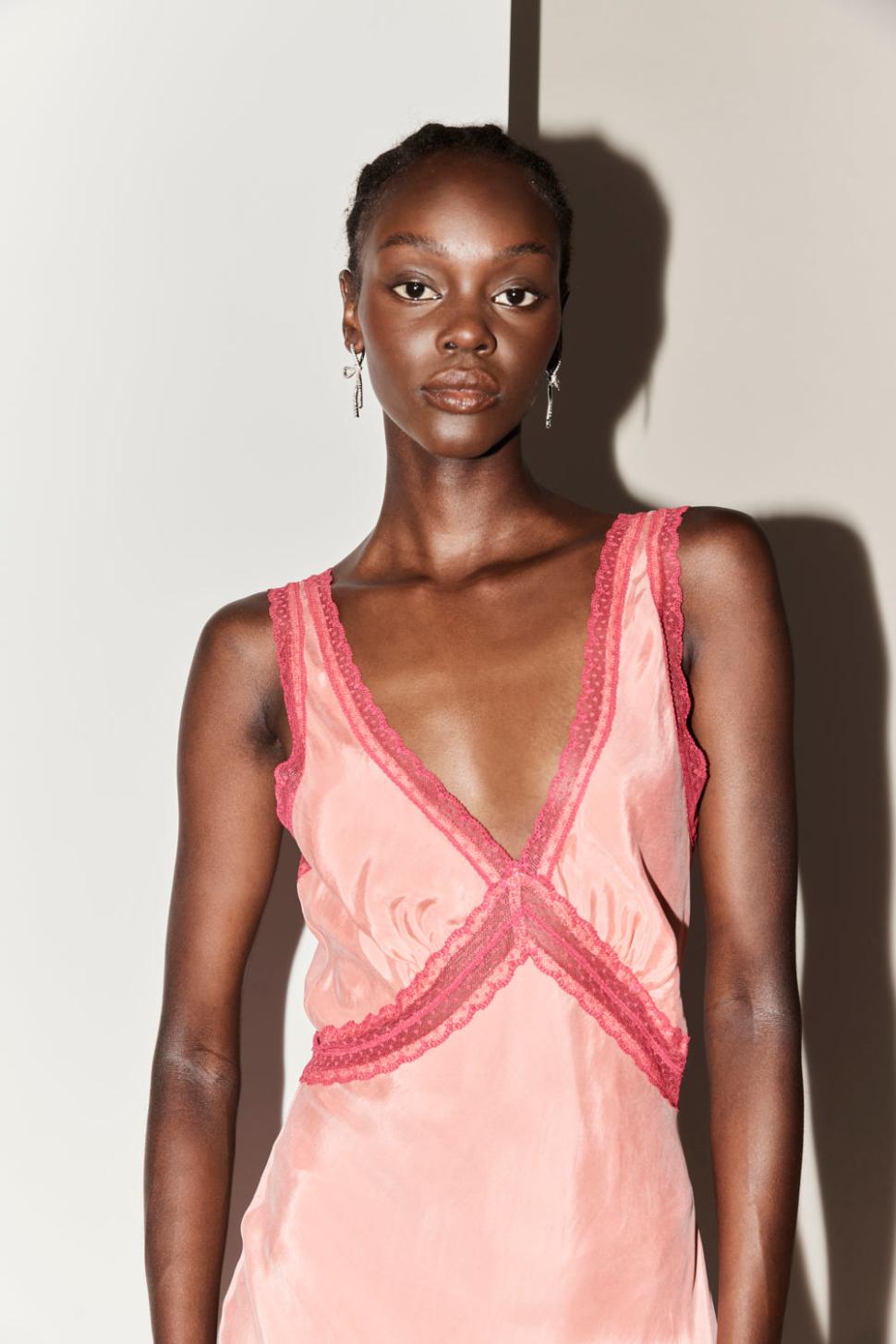 VRG GRL Midi/Maxi Dresses | Women Meet Me On The Dance Floor Bias Cut Maxi Dress Coral