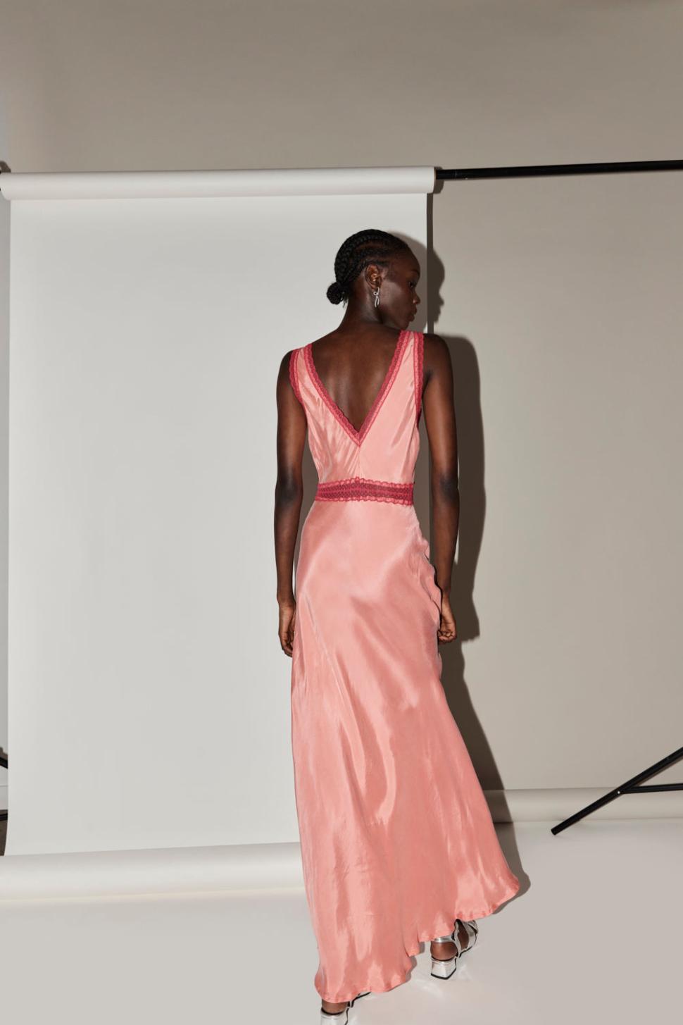 VRG GRL Midi/Maxi Dresses | Women Meet Me On The Dance Floor Bias Cut Maxi Dress Coral
