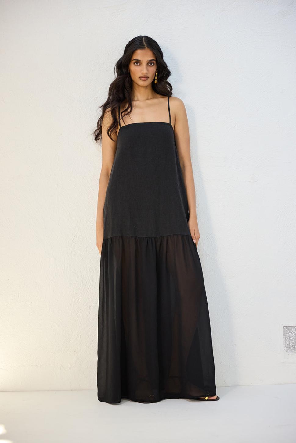 VRG GRL Midi/Maxi Dresses | Women Nora Maxi Dress Black