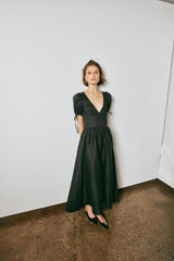VRG GRL Midi/Maxi Dresses | Women Paradiso Linen Midi Dress Black