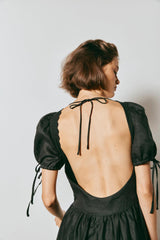 VRG GRL Midi/Maxi Dresses | Women Paradiso Linen Midi Dress Black