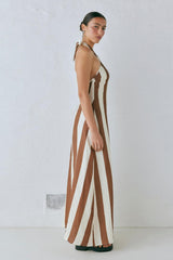 VRG GRL Midi/Maxi Dresses | Women Polly Linen Maxi Dress Stripe