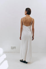 VRG GRL Midi/Maxi Dresses | Women Rosalia Bias Cut Midi Dress White