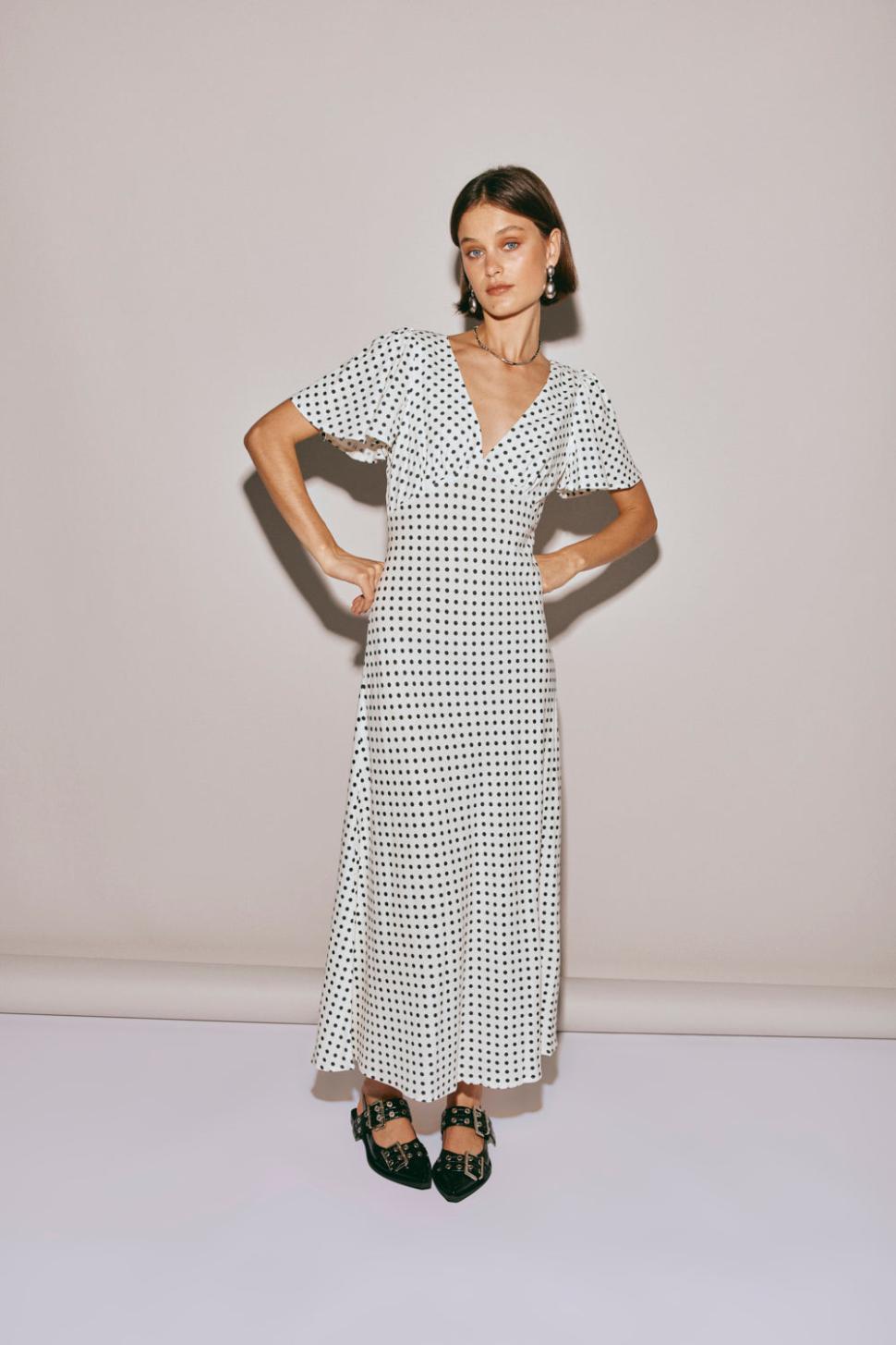 VRG GRL Midi/Maxi Dresses | Women Summer Nostalgia Bias Cut Midi Dress White