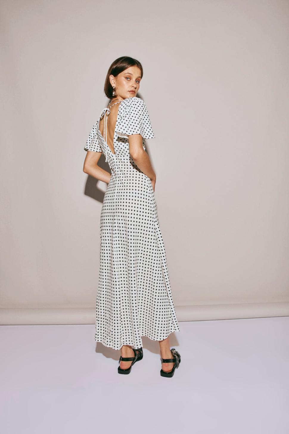 VRG GRL Midi/Maxi Dresses | Women Summer Nostalgia Bias Cut Midi Dress White