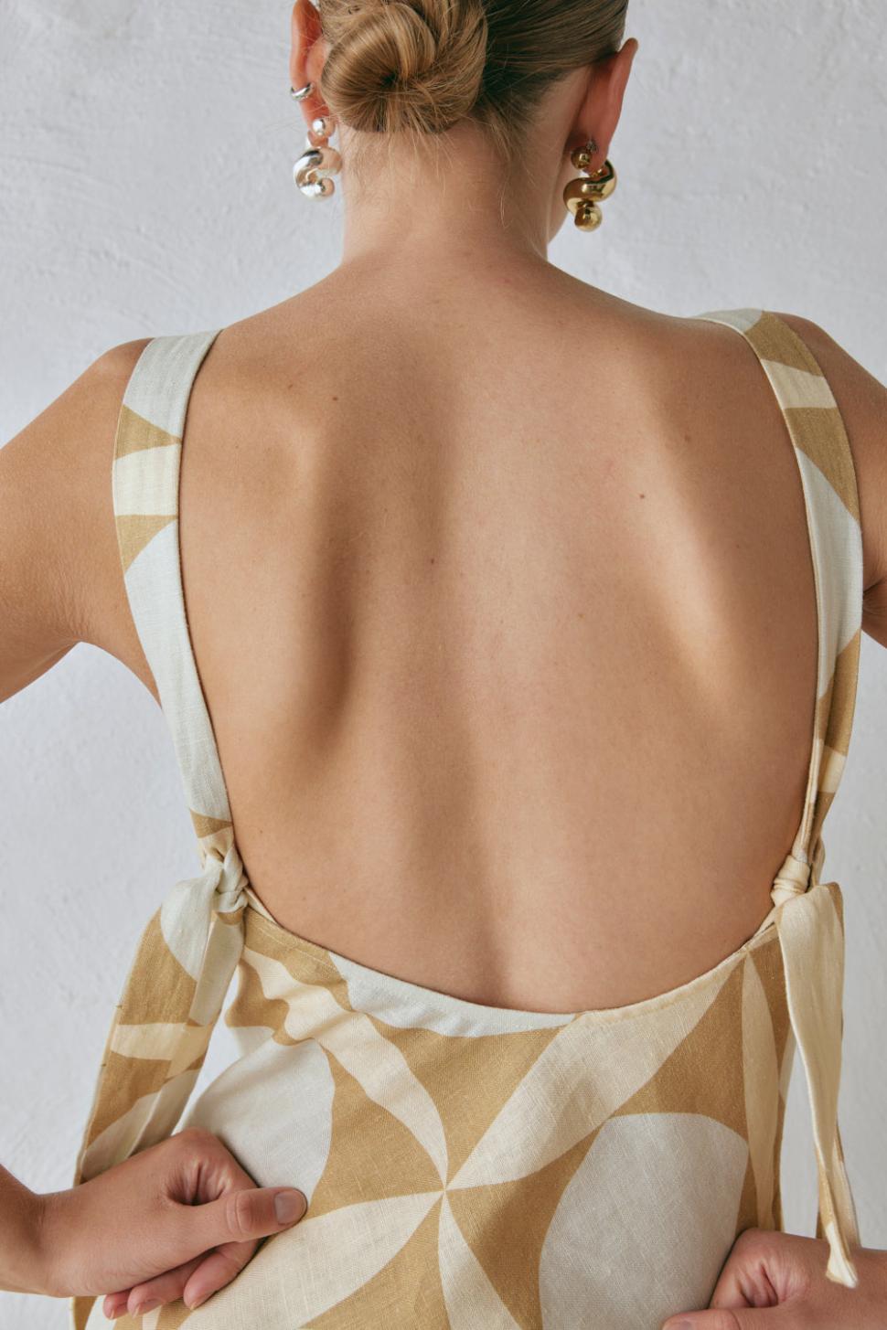 VRG GRL Midi/Maxi Dresses | Women Talia Linen Midi Dress Scope